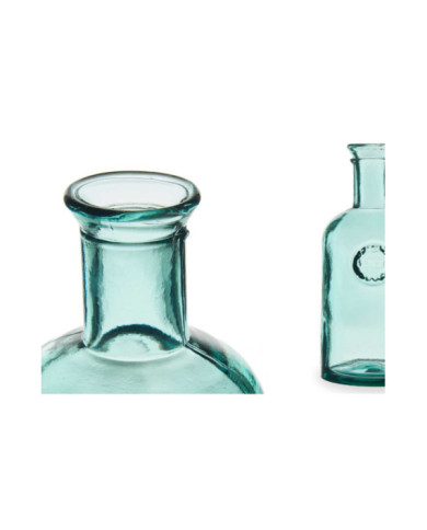 BOTELLA DECORATIVA VIDRIO STAMP 27CM PEQ 1,5L