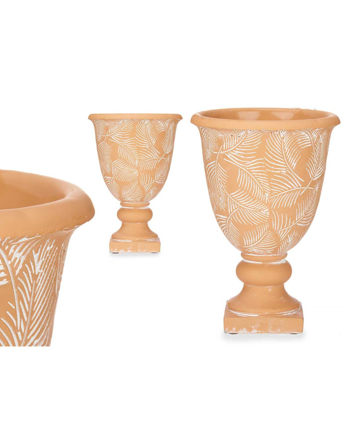 COPA TERRACOTA GRANDE HOJAS 17X25