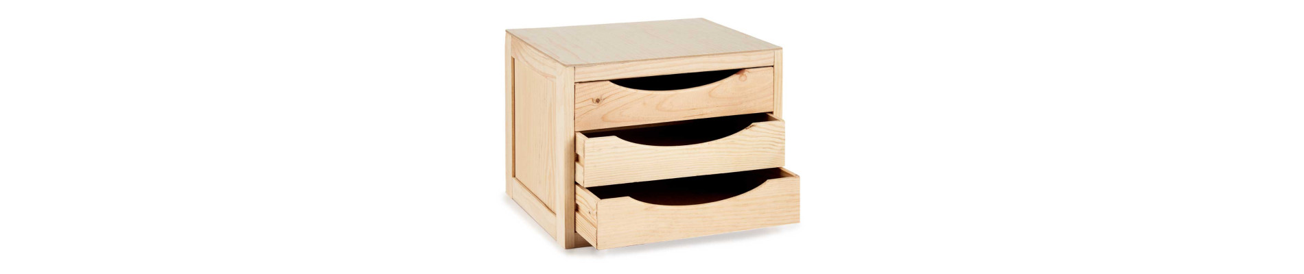 CAJONERA MADERA 3 CAJONES
