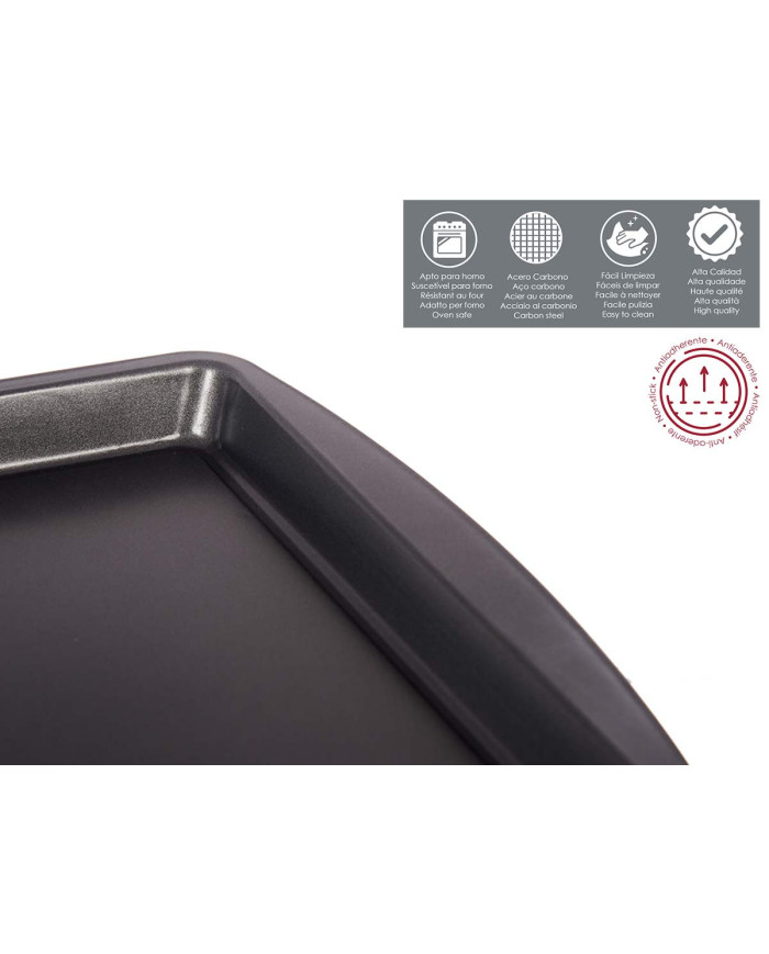 BANDEJA RECTANGULAR METAL 48CM