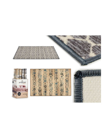 ALFOMBRA RECTANGULAR 100X150 AZUL ETNICO SURT 2