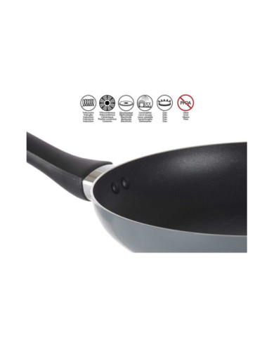 SET 2 SARTENES ALUMINIO 24 28CM GRIS