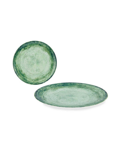 PLATO PORCELANA LLANO 26CM VERDE OLIVA