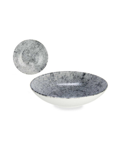 PLATO PORCELANA HONDO 21CM AZTECA