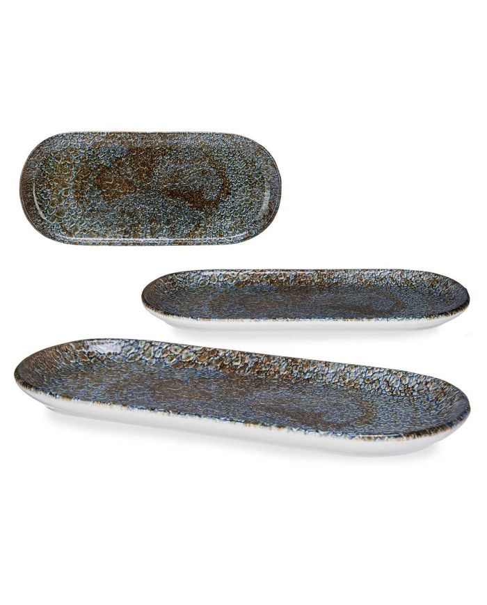 BANDEJA OVALADA OSCURO
