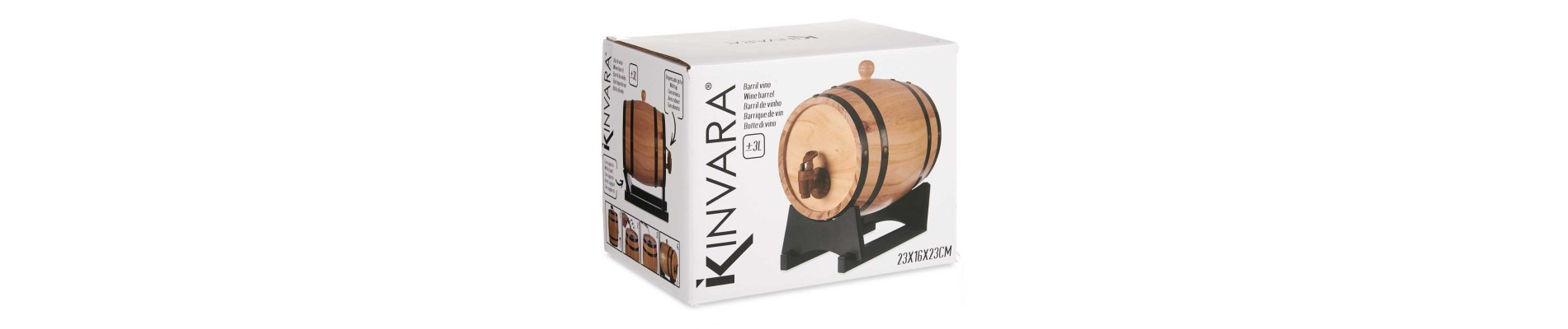 BARRIL DE VINO 3 LTR