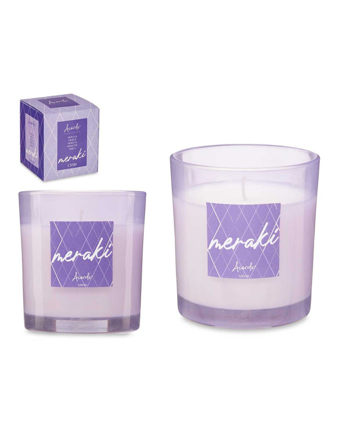 VELA VASO 120GR VIOLETA