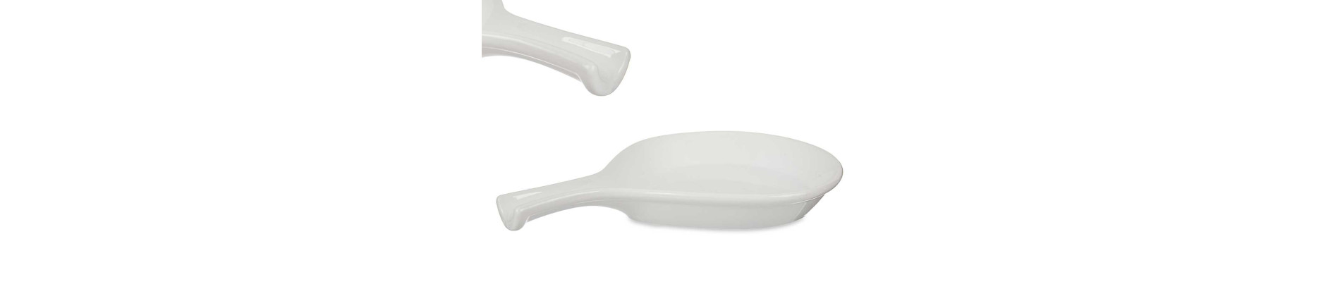 REPOSACUCHARAS PORCELANA BLANCA 29CM