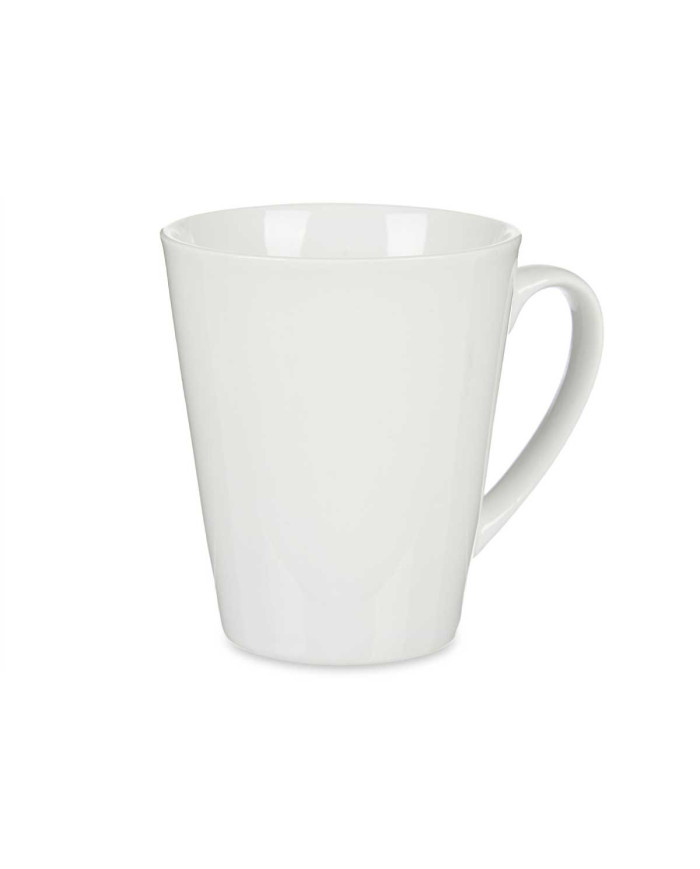 TAZA PORCELANA BLANCA DESAYUNO 380ML