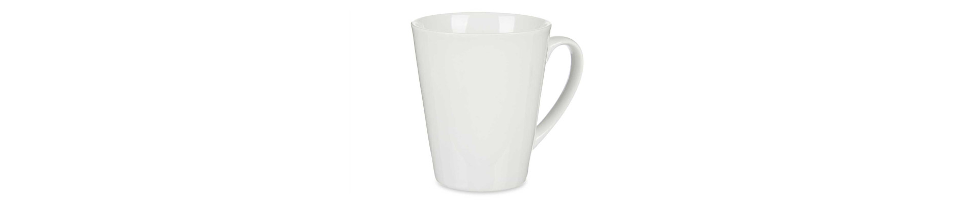 TAZA PORCELANA BLANCA DESAYUNO 380ML