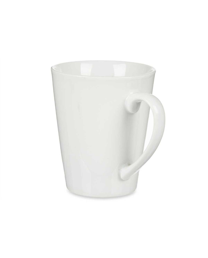 TAZA PORCELANA BLANCA DESAYUNO 380ML
