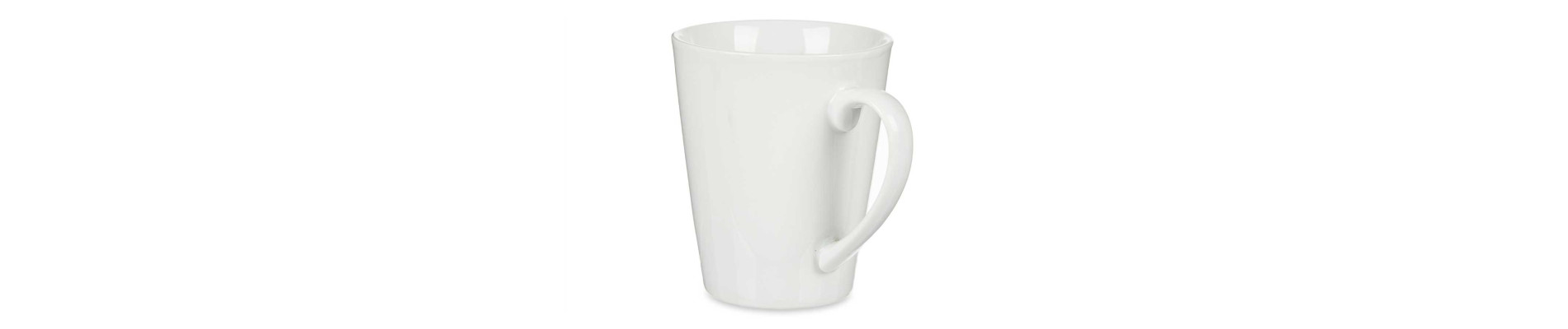 TAZA PORCELANA BLANCA DESAYUNO 380ML