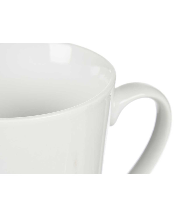 TAZA PORCELANA BLANCA DESAYUNO 380ML