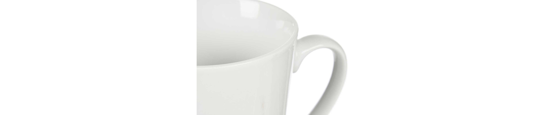 TAZA PORCELANA BLANCA DESAYUNO 380ML