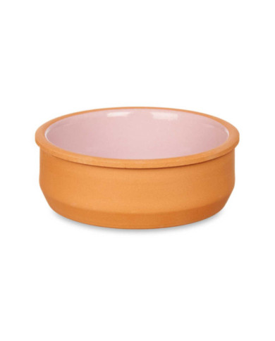SET 6 CAZUELAS BARRO 12 CM COLOR ROSA