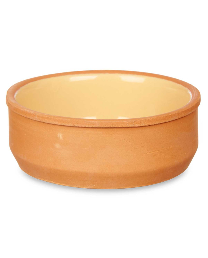 SET 6 CAZUELAS BARRO 12 CM COLOR MOSTAZA