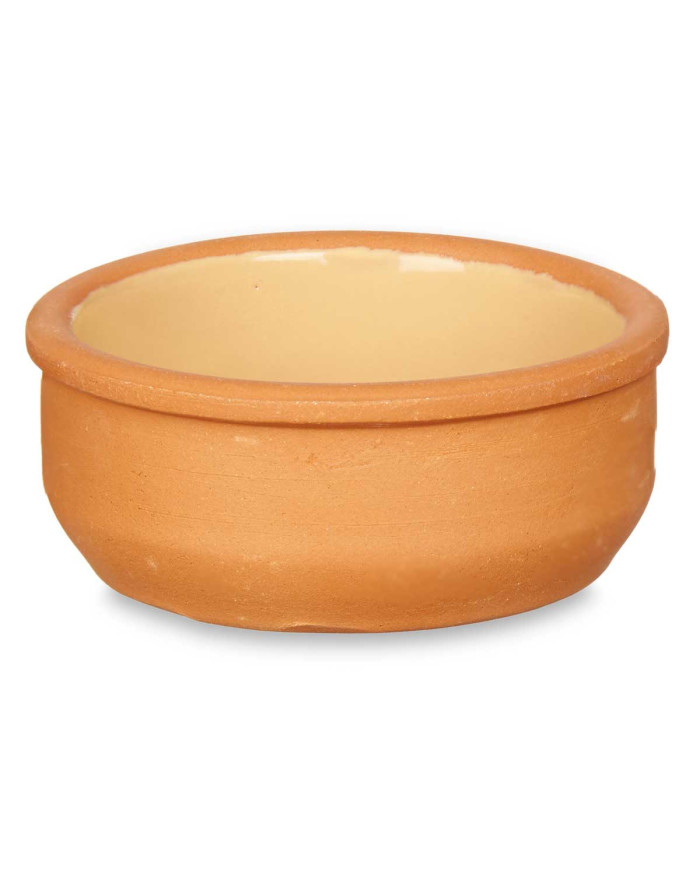 SET 6 CAZUELAS BARRO 8 CM COLOR MOSTAZA