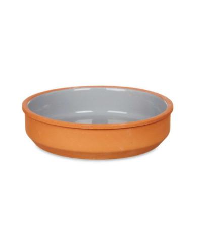 SET 4 CAZUELAS BARRO 16 CM COLOR GRIS