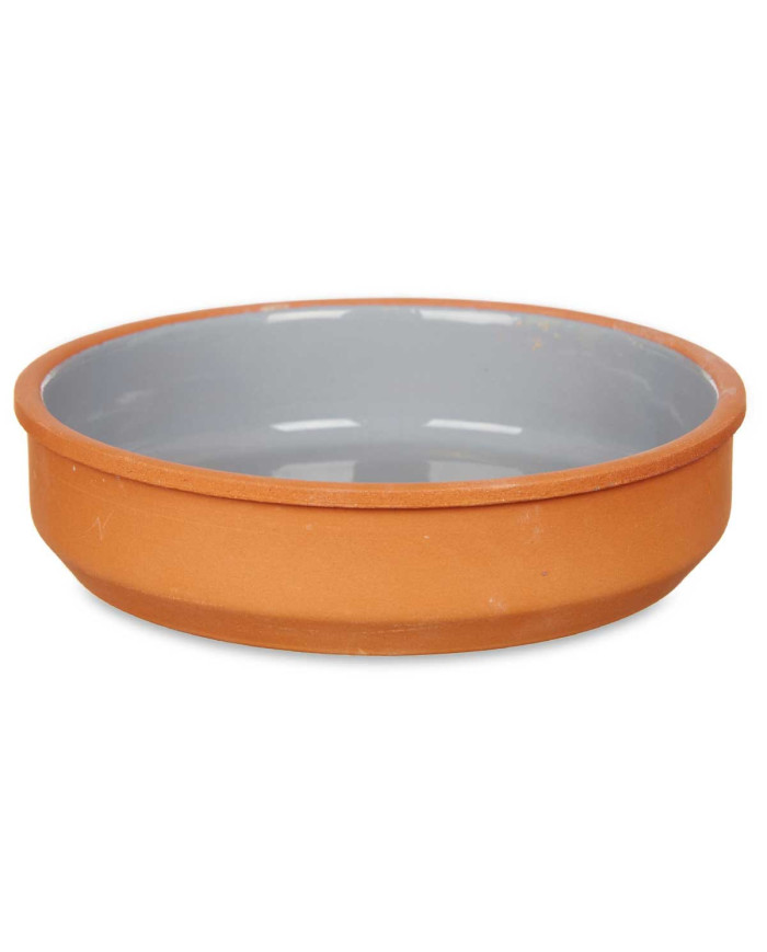 SET 4 CAZUELAS BARRO 16 CM COLOR GRIS