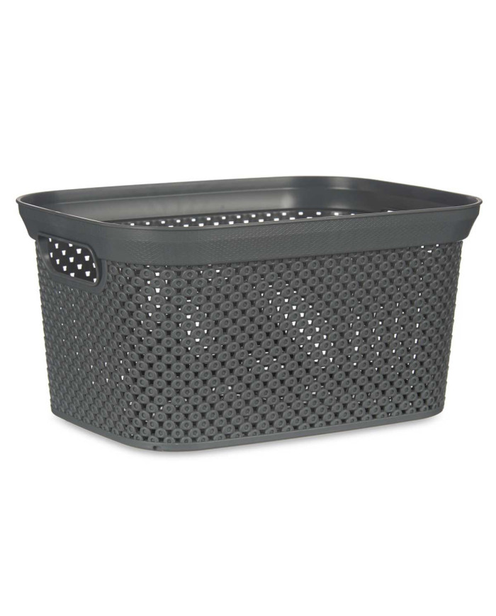 CESTO ORGANIZADOR PLASTICO 5L ANTRACITA