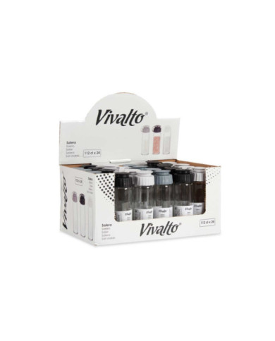 SALERO CRISTAL 112ML SURT 3 BLANCO NEGRO GRIS