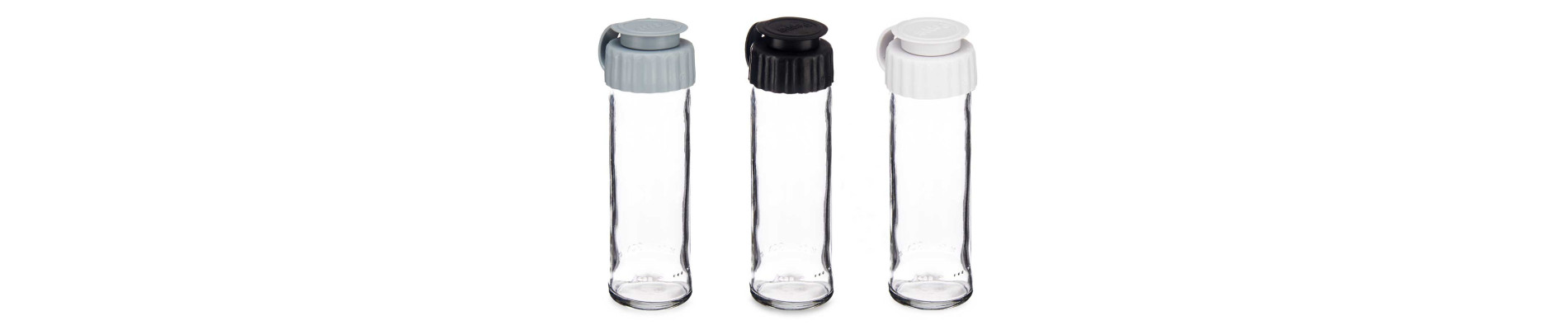 PIMENTERO CRISTAL 112ML SURT 3 BLANCO NEGRO GRIS