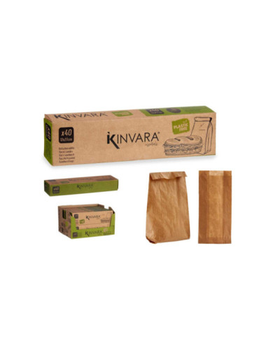 BOLSA PAPEL BOCADILLO 40UDS 12X27 6CM
