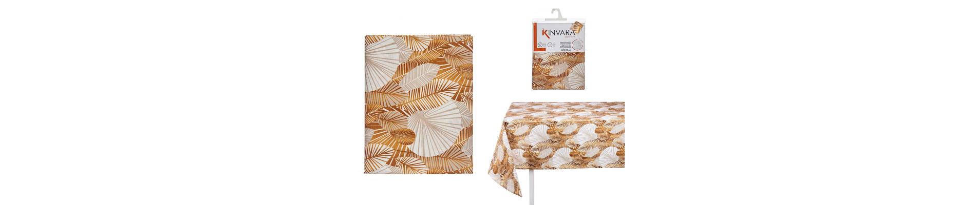 MANTEL LONETA ANTIMANCHAS 140X180CM HOJAS GRANATE