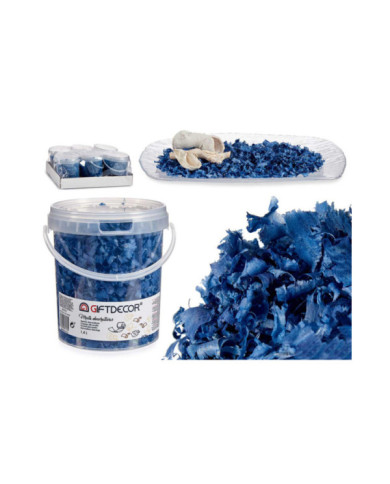 BOTE VIRUTA DECORATIVA AZUL OSCURO