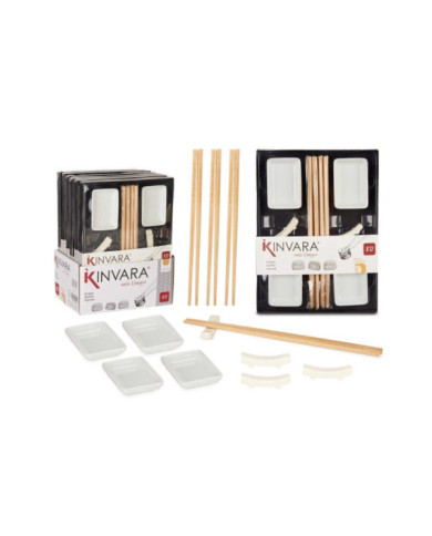 SET SUSHI BLANCO 12 PIEZAS