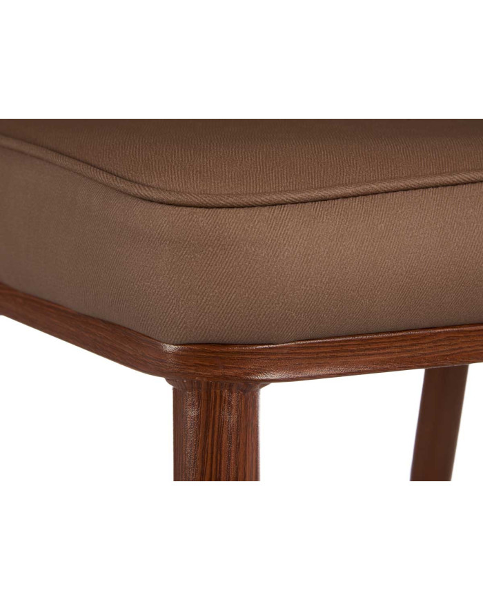 SILLON MARRON CLASICO ROMBOS