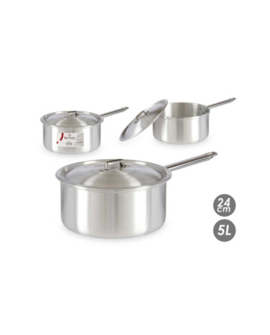 CAZO ALUMINIO CON TAPA 24CM