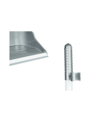 SET RECOGEDOR Y CEPILLO PLATA PEQUEÑO
