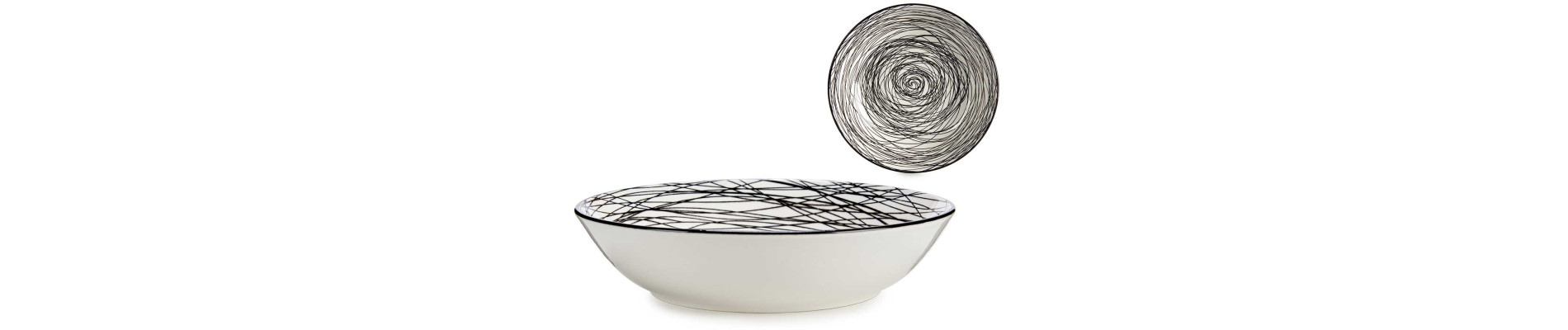 PLATO HONDO 22CM AMBAR
