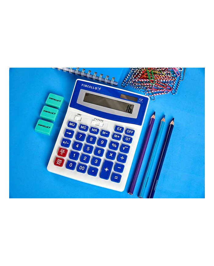 CALCULADORA GRAND SOLAR S2 AZUL MORADO