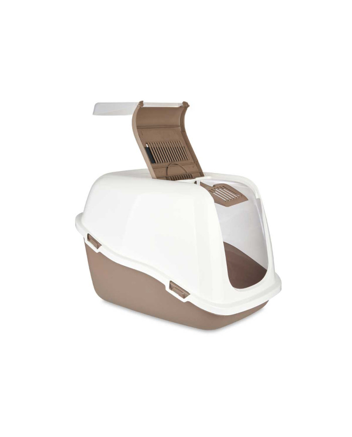 ARENERO CUBIERTO PLASTICO FILTRO Y PALA BEIGE