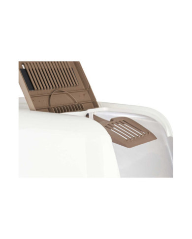 ARENERO CUBIERTO PLASTICO FILTRO Y PALA BEIGE
