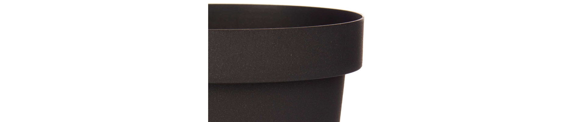 MACETA PLASTICO ANTRACITA 14CM DIAM