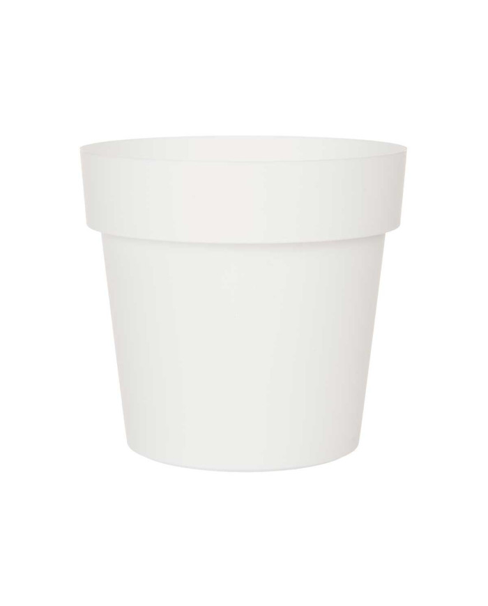 MACETA PLASTICO BLANCA 18CM DIAM