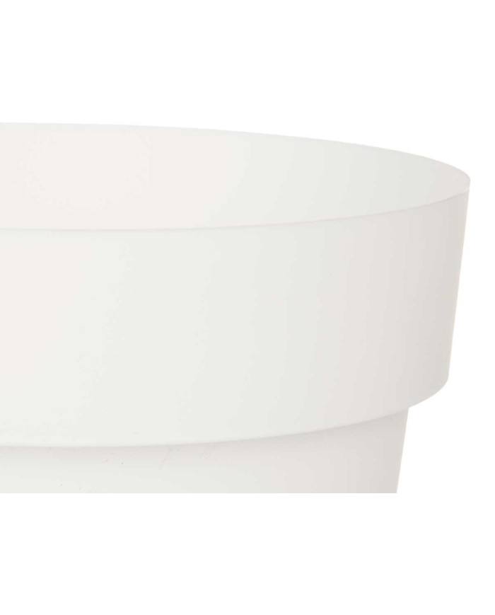 MACETA PLASTICO BLANCA 18CM DIAM
