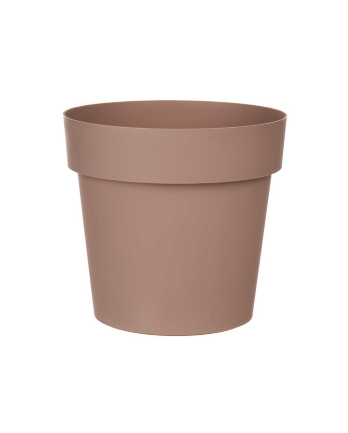 MACETA PLASTICO MARRON 18CM DIAM