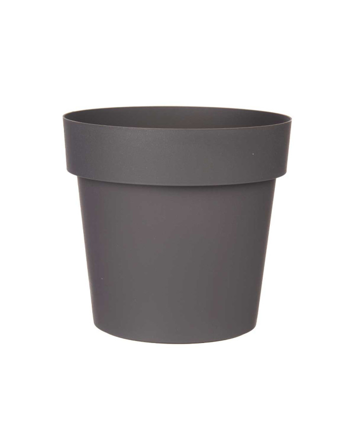 MACETA PLASTICO GRIS 18CM DIAM