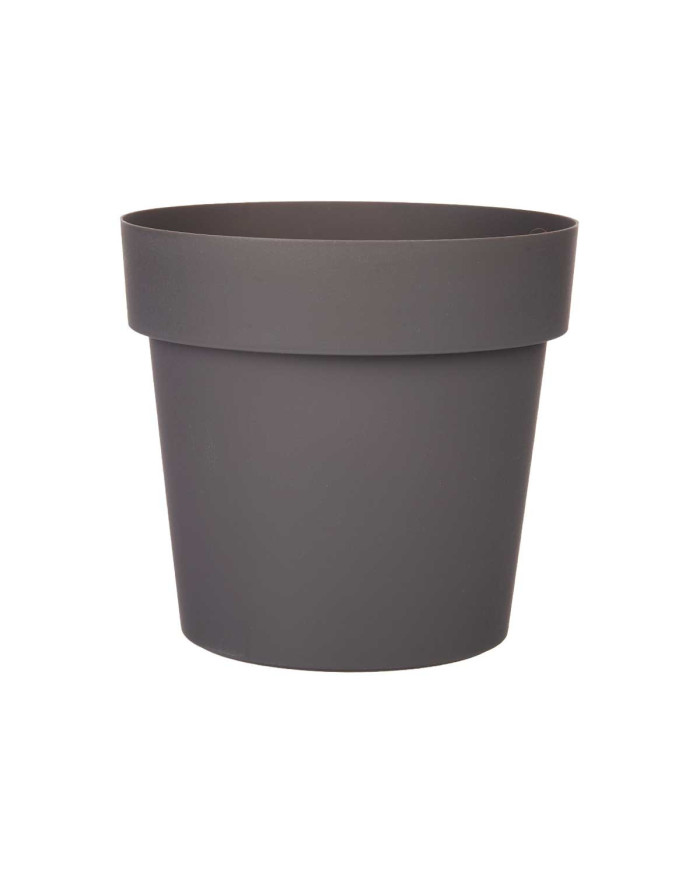 MACETA PLASTICO GRIS 20CM DIAM