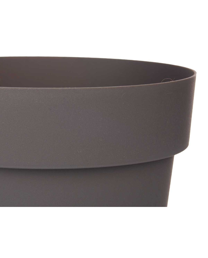 MACETA PLASTICO GRIS 20CM DIAM