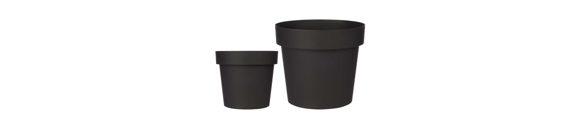 MACETA PLASTICO BLANCA CON RESERVA AGUA 30CM