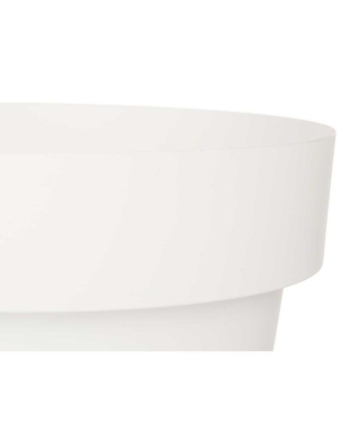 MACETA PLASTICO BLANCA CON RESERVA AGUA 40CM
