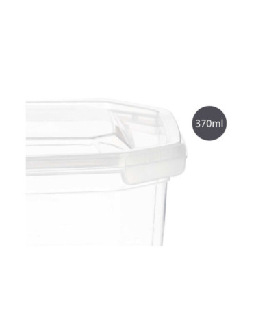 FIAMBRERA PLASTICO RECTANGULAR 370ML