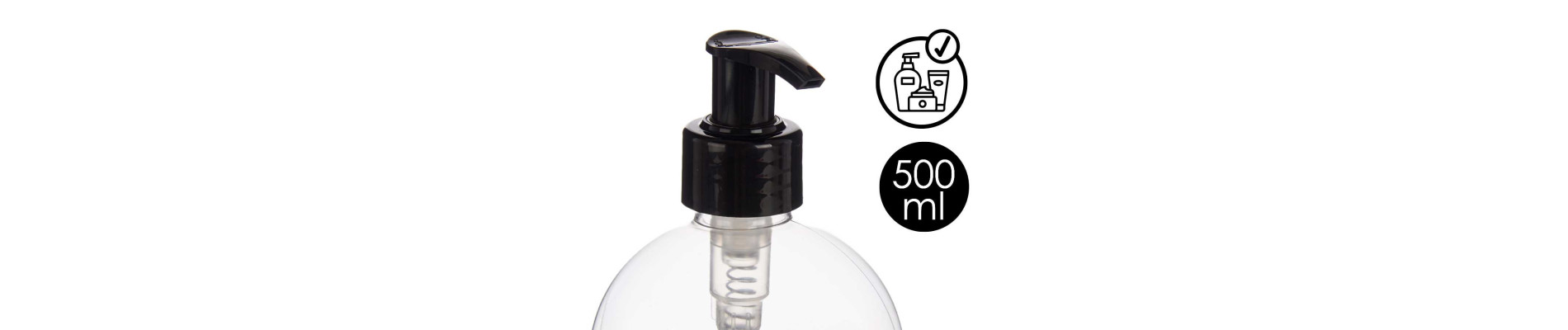 BOTE DOSIFICADOR PLASTICO 500ML