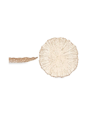 PLATO POSTRE 21CM AMBAR