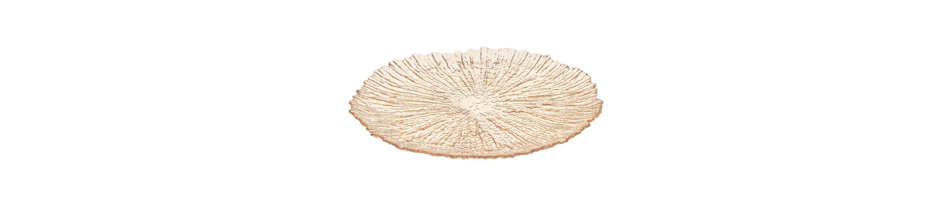 PLATO LLANO 28CM AMBAR